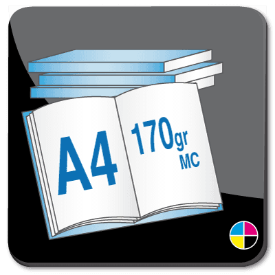 Toon details van Brochures A4  170 gr MC gelijmd