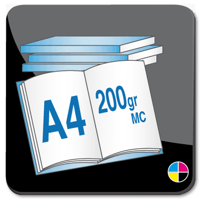 Toon details van Brochures A4  200 gr MC gelijmd