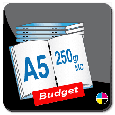 Toon details van Brochures A5 250 gr MC gesatineerd BUDGET